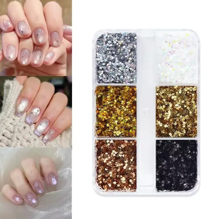 ● Mini paillettes étoiles scintillantes de 1 mm