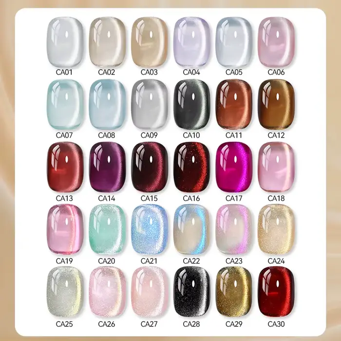 UR SUGAR 15ml chat Gel magnétique gelée verre couverture complète Varnis Gel