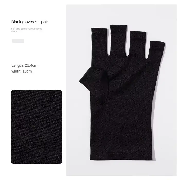 Gants de protection UV pour nail art