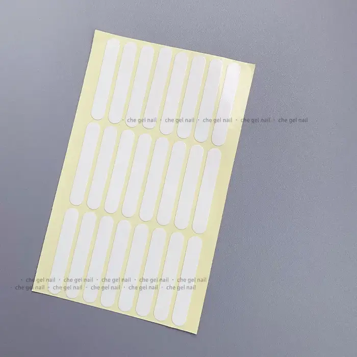 24 pièces/1 feuille de ruban adhésif pour faux ongles