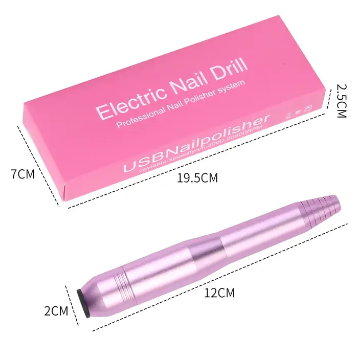 Ponceuse à ongles électrique en métal