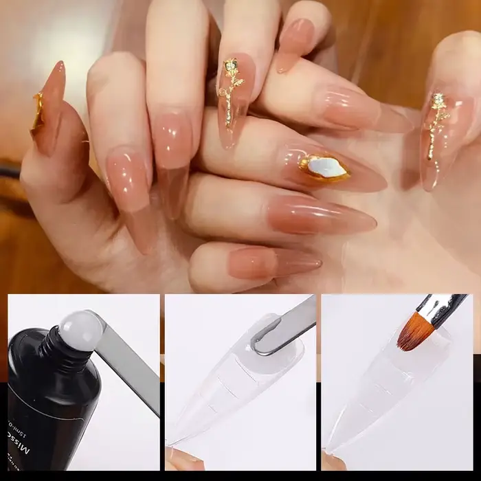 Faux ongles formes conseils Gel UV pour Extension bâtiment Gel vernis
