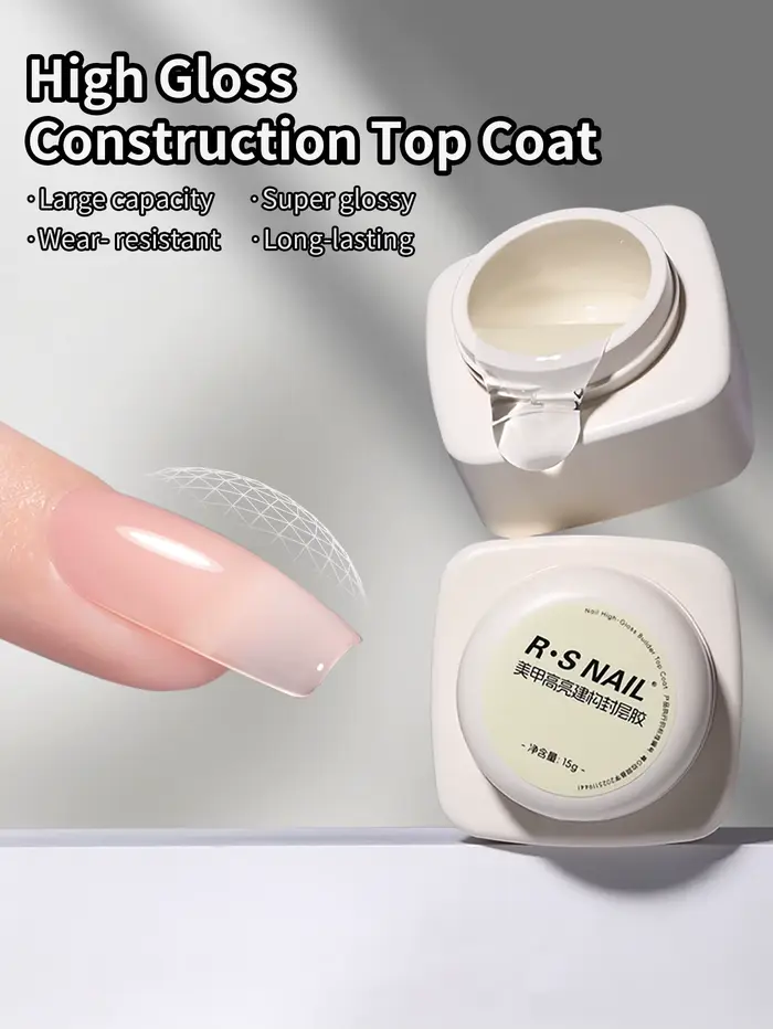 RSNAIL couche de finition de construction haute brillance Gel supérieur