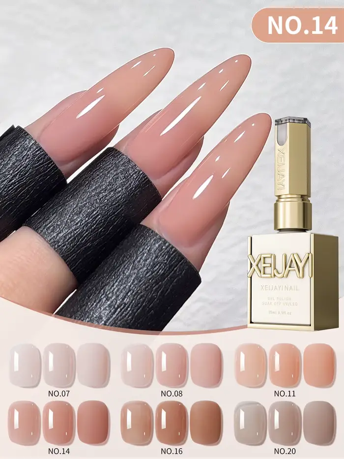 1/6 pièces 15 ml gelée glace nue vernis pelable