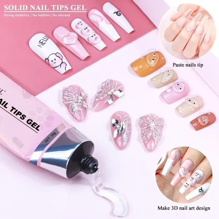 Gel UV pour ongles de bain