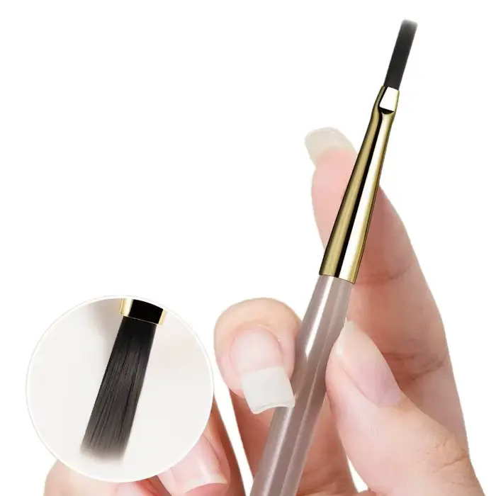 Ensemble de pinceaux pour Nail Art à carreaux français, stylo à dessin à motif de grille de ligne po