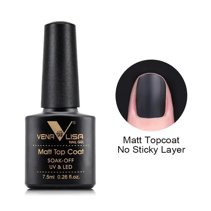 Venalisa mat couche de finition Gelpolish Canni usine vernis à ongles apprêt