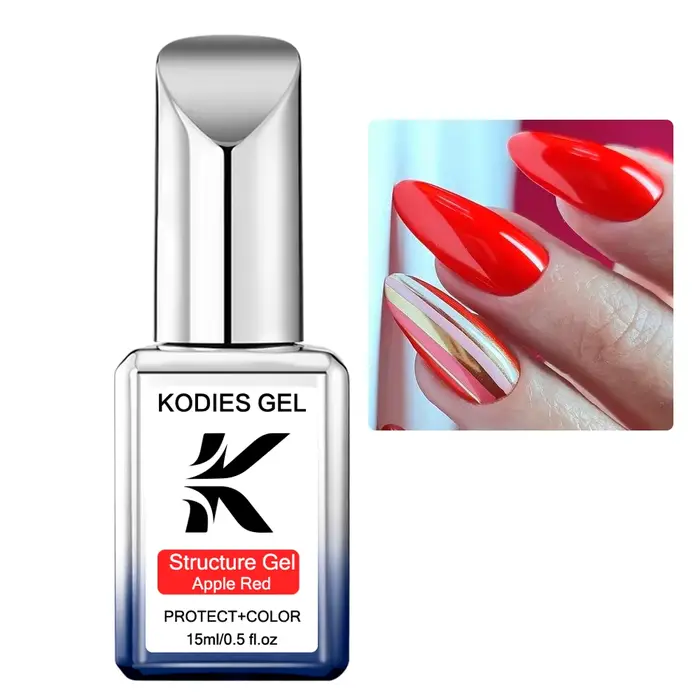 KODIES GEL – vernis Gel à Base de caoutchouc de couleur rouge