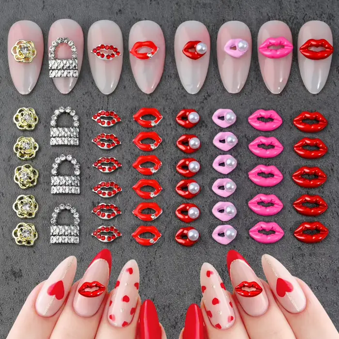 Breloques pour ongles 3D