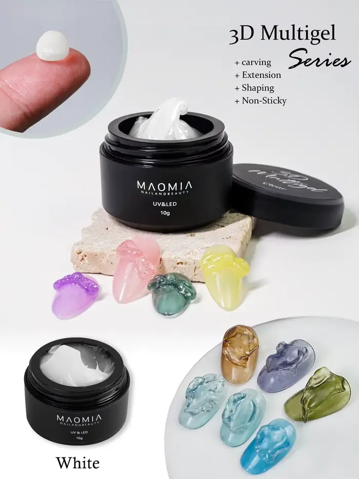 Maomia 3D Multigel antiadhésif Extension de main ongles sculpté Gel vernis 5D modélisation solide stéréoscopique sculpter façonnage