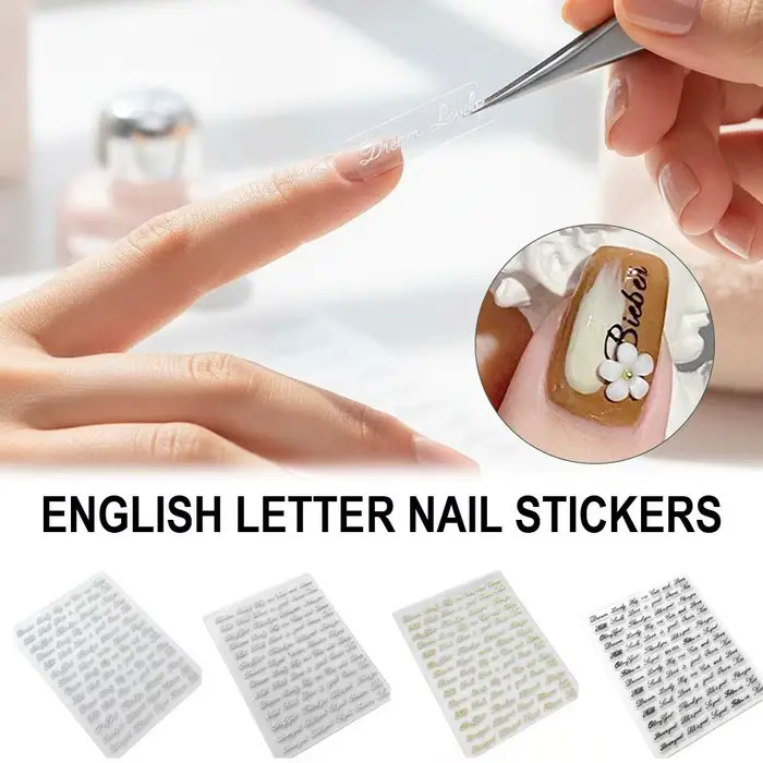 Autocollants pour ongles en anglais