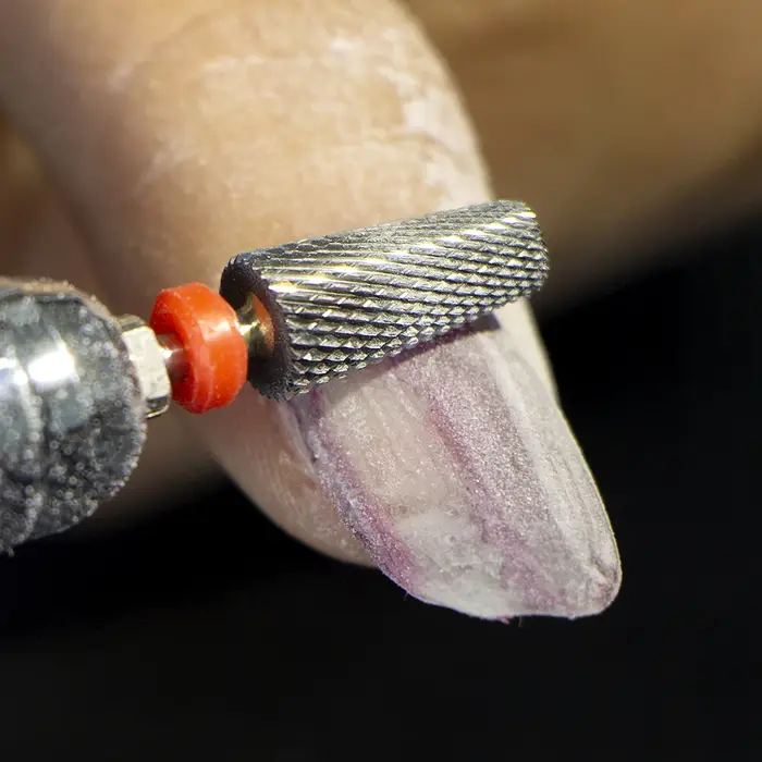 Forets à ongles en acier au tungstène, fraise pour enlever le gel des ongles, forets en diamant pour