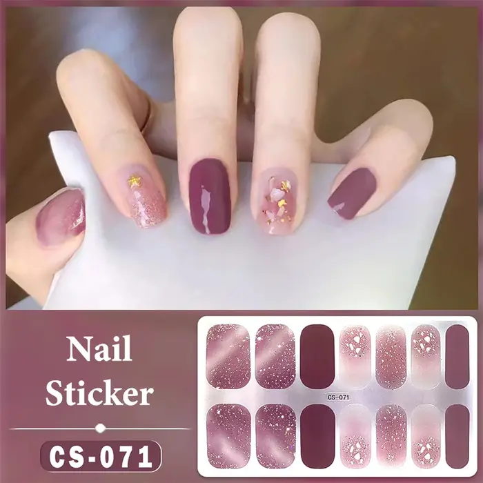 14 ongles simples imperméables à l'eau