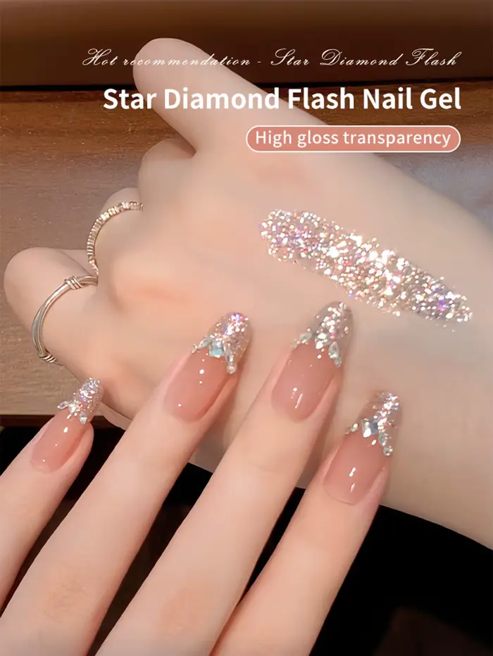 Vernis Gel à paillettes étoiles 16ML