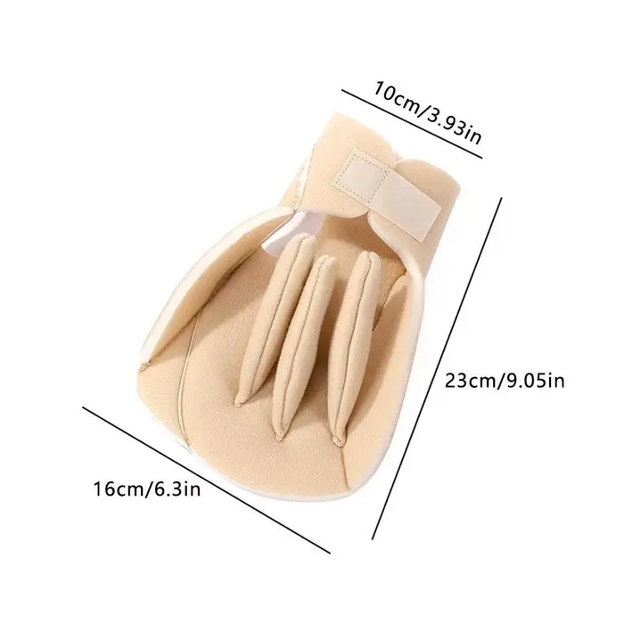 Coussin de Soin des Mains Confortable avec Séparateur de Doigts Intégré