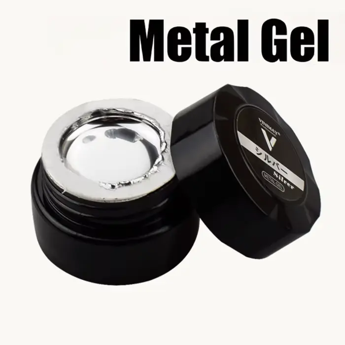 VINtenstein-Verhéritage à Ongles en Gel Argenté
