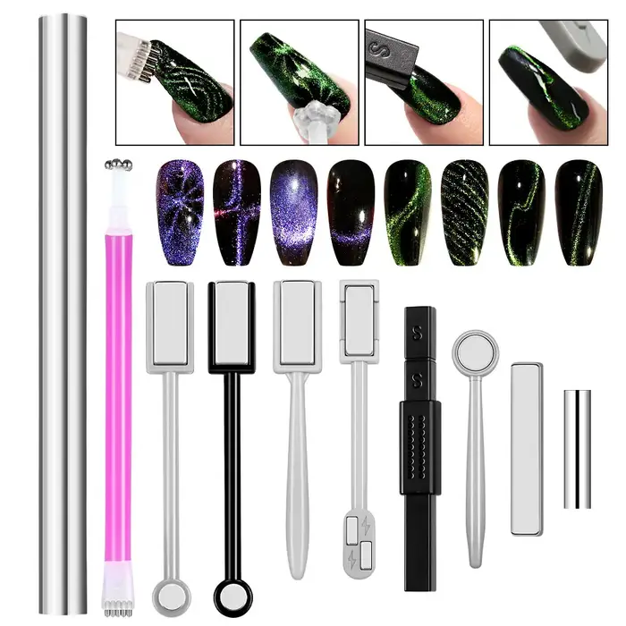 Kit de stylo baguette magnétique pour Nail Art