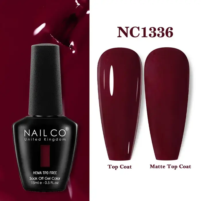 NAILCO 15ml couleur rouge série Gel vernis café Gel