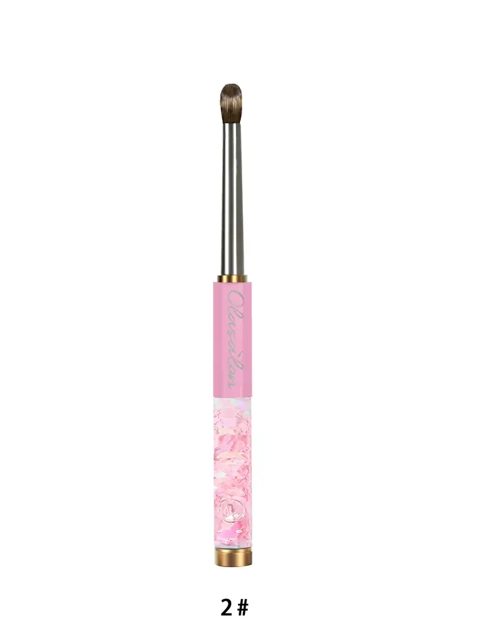 Pinceau à ongles en acrylique Olasalon 100% Kolinsky, pinceau à ongles en acrylique pour manucure, p