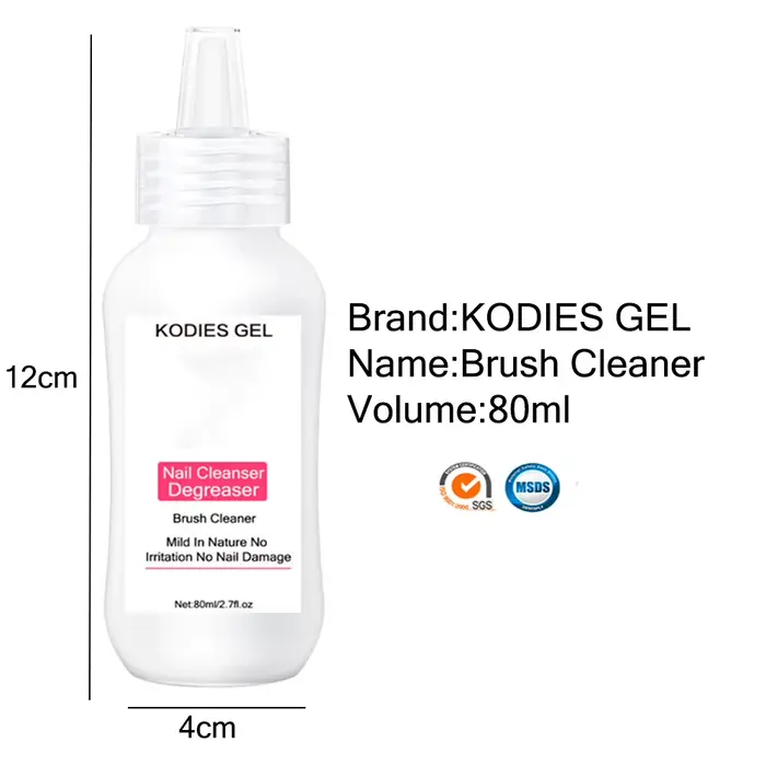 KODIES – nettoyant dégraissant pour ongles en GEL 80ML