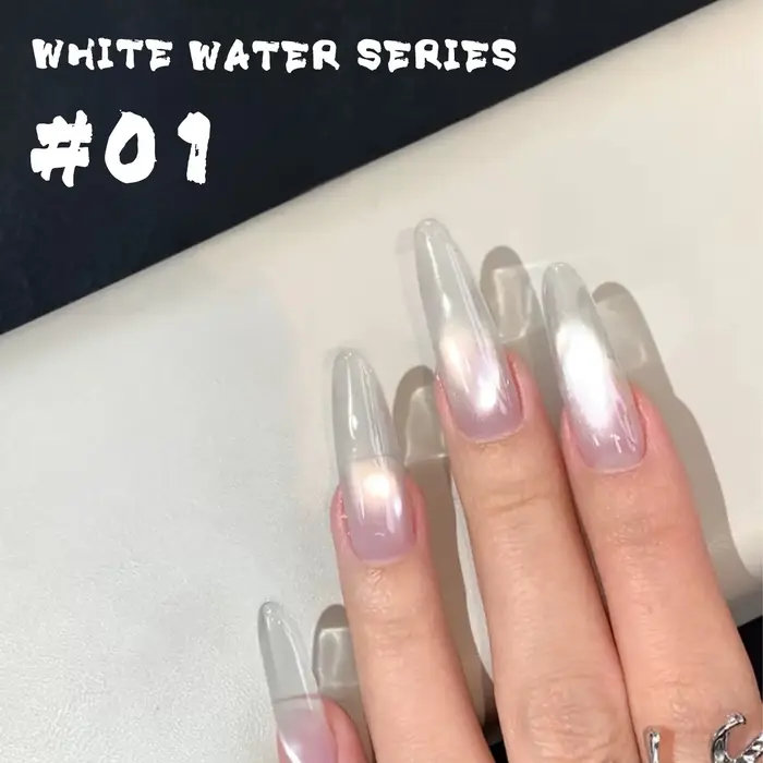 MIANEL 10ML Vernis à ongles gel blanc transparent effet œil de chat