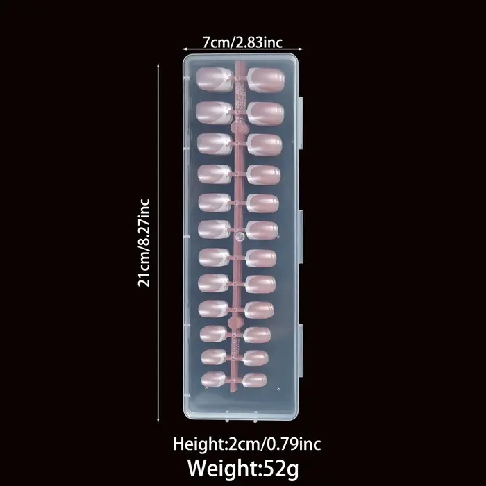 120 faux ongles carrés français roses de longueur moyenne à longue. Améliorez votre manucure avec ce kit d'ongles éclaircissant et amovible. Parfait g