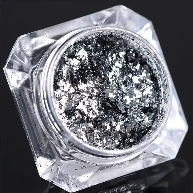 Paillettes en aluminium pour ongles