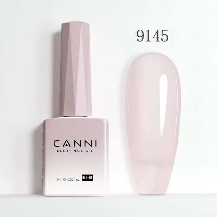 CANNI 9ml vernis à ongles HEMA TPO gratuit Transparent gelée couleur nu rose français SoakOff UV LED
