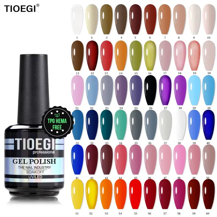 Vernis à ongles semi-permanent TIOEGI TPO HEMA Free Gel 15ml
