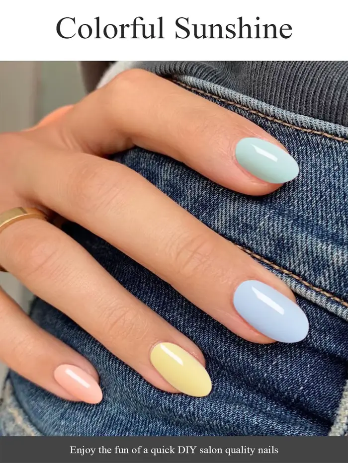 Bandes pour ongles en gel semi-durci | Autocollants