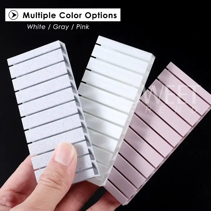 Boîte de rangement rotative pour feuilles de transfert d'ongles