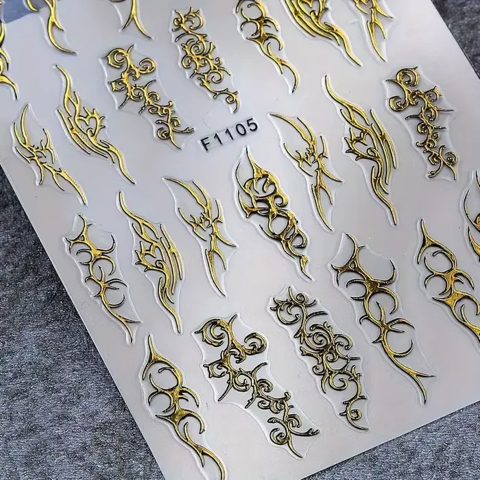 Autocollants pour ongles gothiques