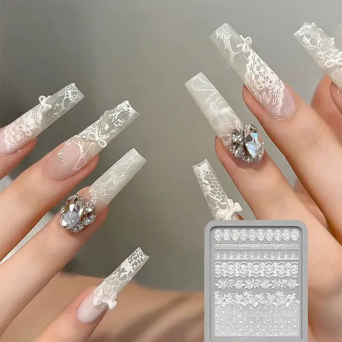 1 pièce Moule en silicone 3D pour nail art