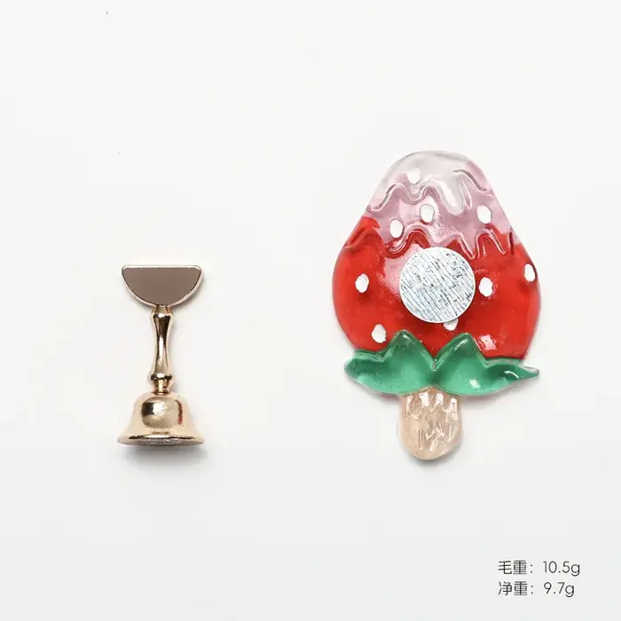Support de pratique d'art d'ongle sur le thème des fruits avec base Harvey