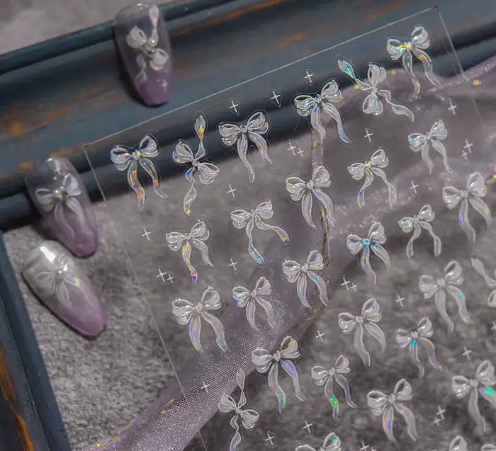Autocollant pour ongles en gelée