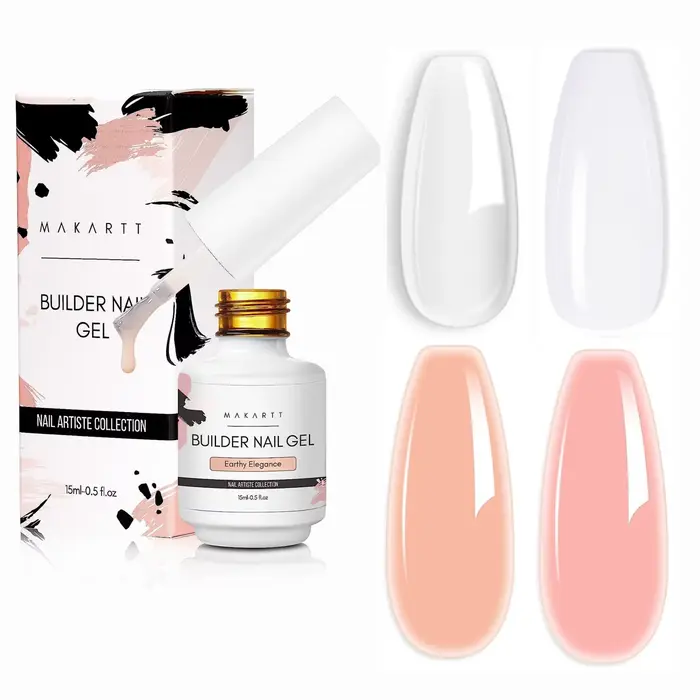 Makartt-Gel 5 en 1 pour Extension d'Ongles, Renforce et Réparation, Couche de Base, Verhéritage à On