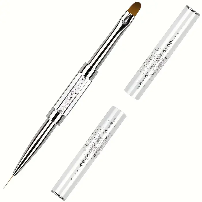 Pinceau professionnel pour nail art - Construction robuste en acier inoxydable
