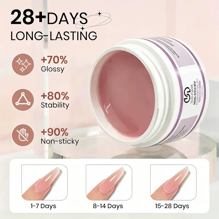 Gel de construction solide pour nail art 60ml