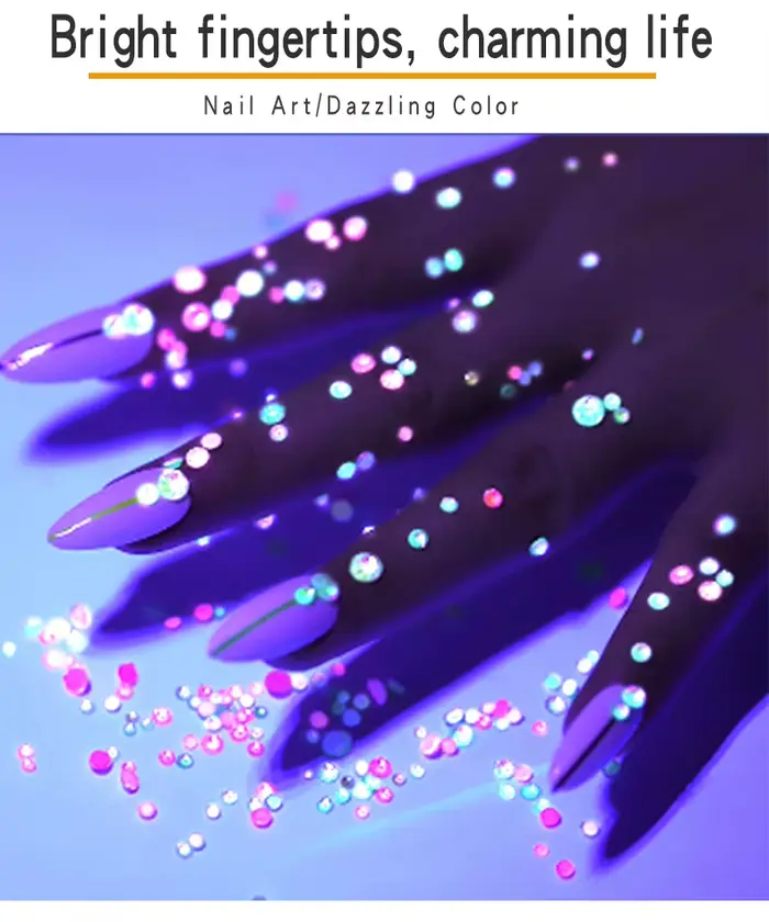 Strass néon lumineux Fluorescent