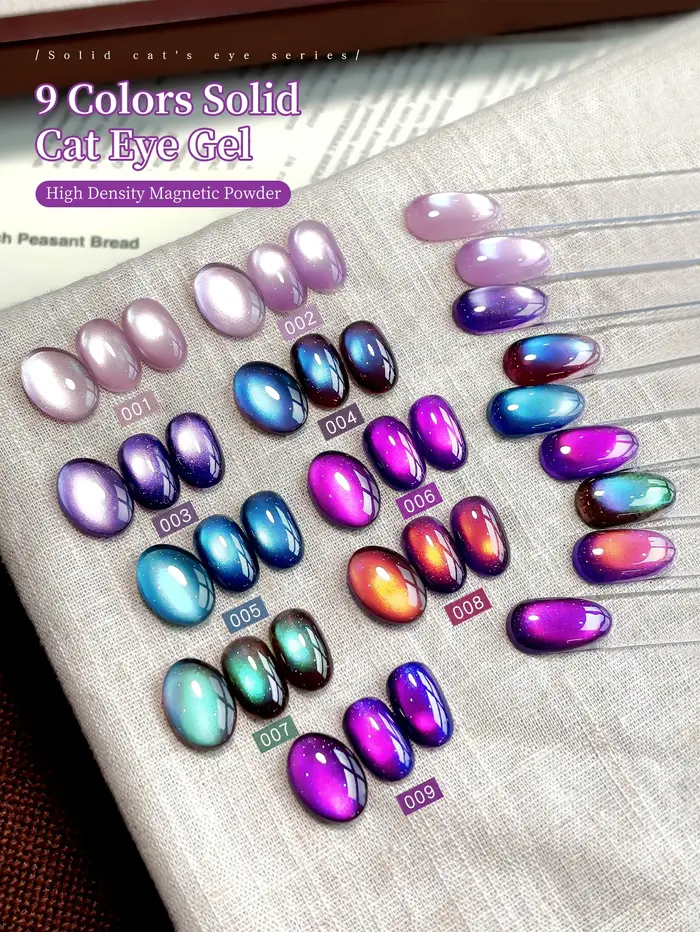 Jillradia 9 Couleurs Gel à Tapoter Semi-Solide Effet Estompé Haute Saturation Populaire Spécial Salon de Manucure