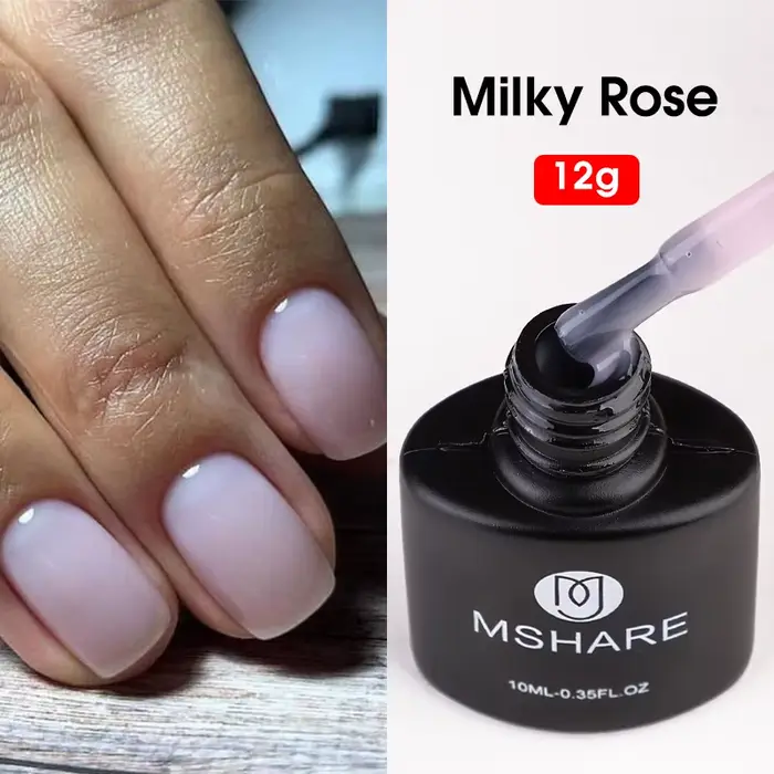 MSHARE vernis semi permanent  à ongles Semi-Permanent, à séchage UV LED, à trempage, durci avec un s