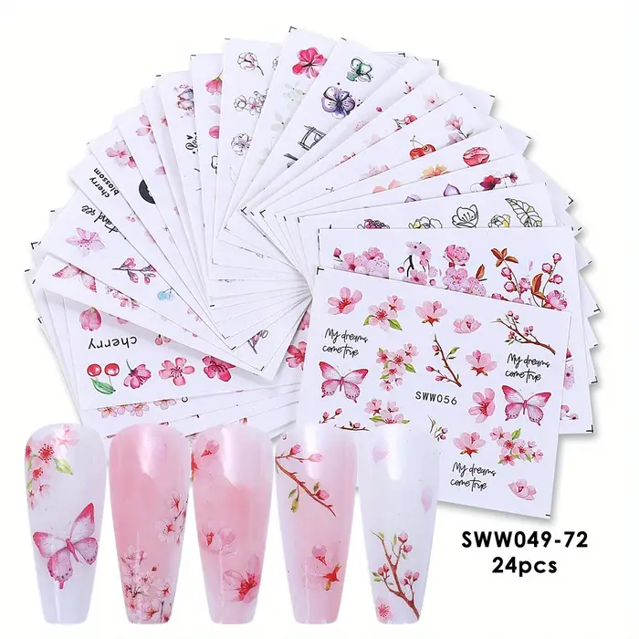 Autocollants à l'eau pour ongles