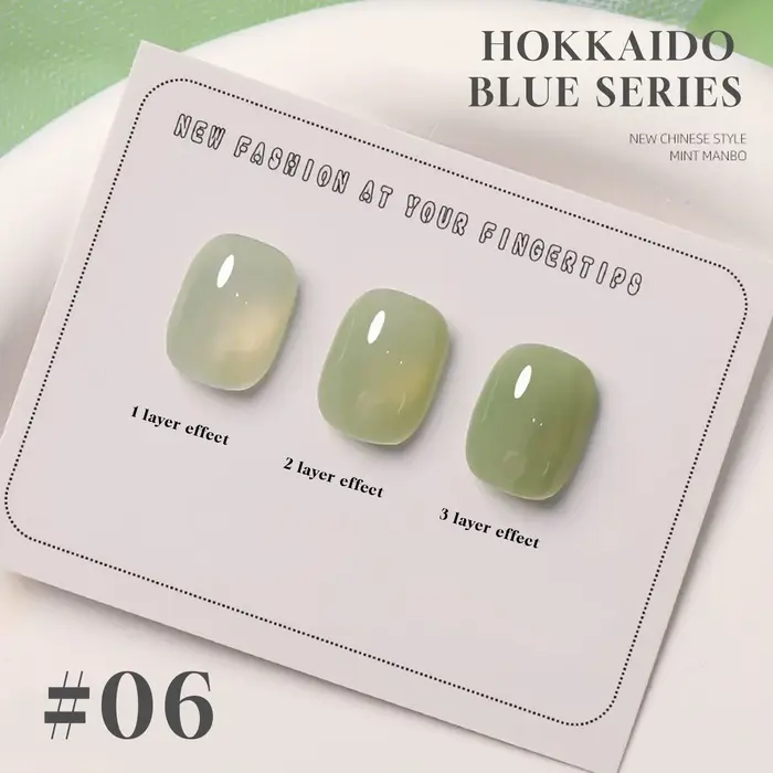 MIANEL 1 pièce 12ML Vernis à ongles gel nouvelle série japonaise menthe Mambo pour l'été
