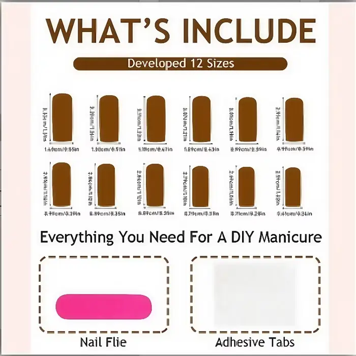 Faux ongles à pression