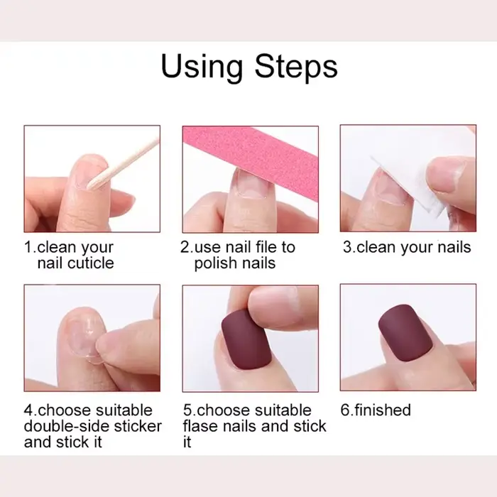 Faux ongles à porter faits main
