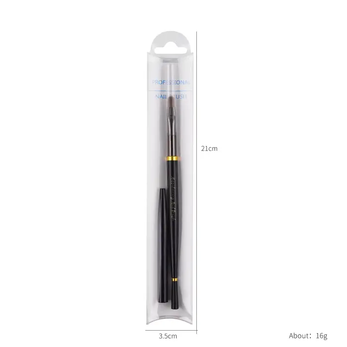 Brosse à ongles noire, brosse à Gel pour manucure