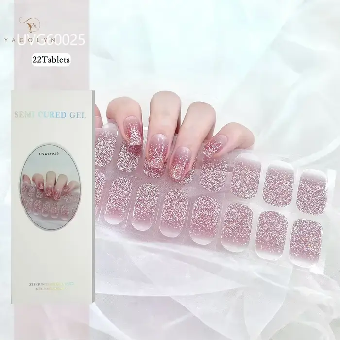 Bandes de Gel Semi-durci UV pour Lampe à Ongles