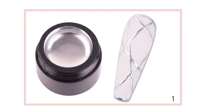 Vernis à ongles Gel pour peinture métallique, argent chromé 3D, métal peint, dessin, liquide, effet 
