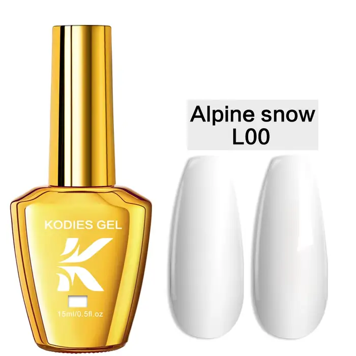 KODIES GEL-Verhéritage à Ongles Gel Super Blanc, Semi Continu, UV, Soak Off, N64.Gel, Manucure Franç