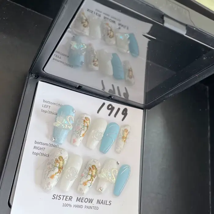 Faux Ongles Artificiels à Couverture Complète pour Bol